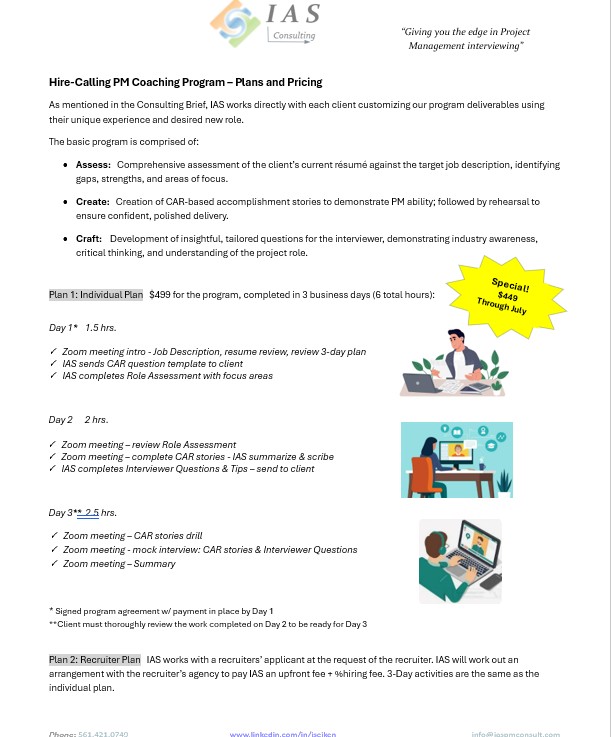 ias plans pricing